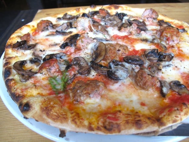 The best pizza delivery in Toronto out of Roncesvalles comes from Pizzeria Defina.