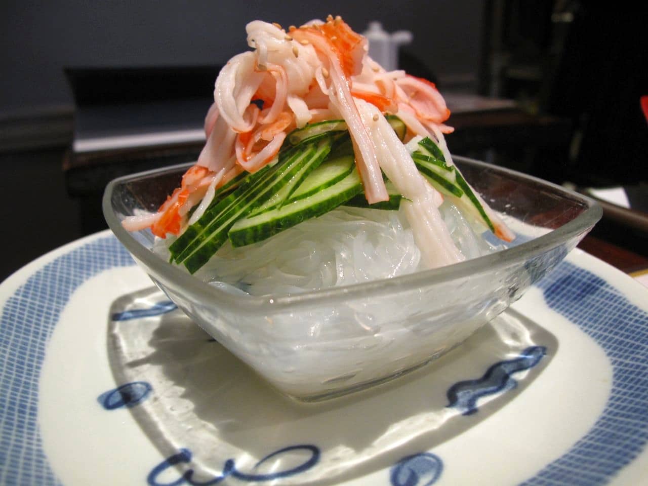 Japanese Sunomono Salad at Japango Toronto.