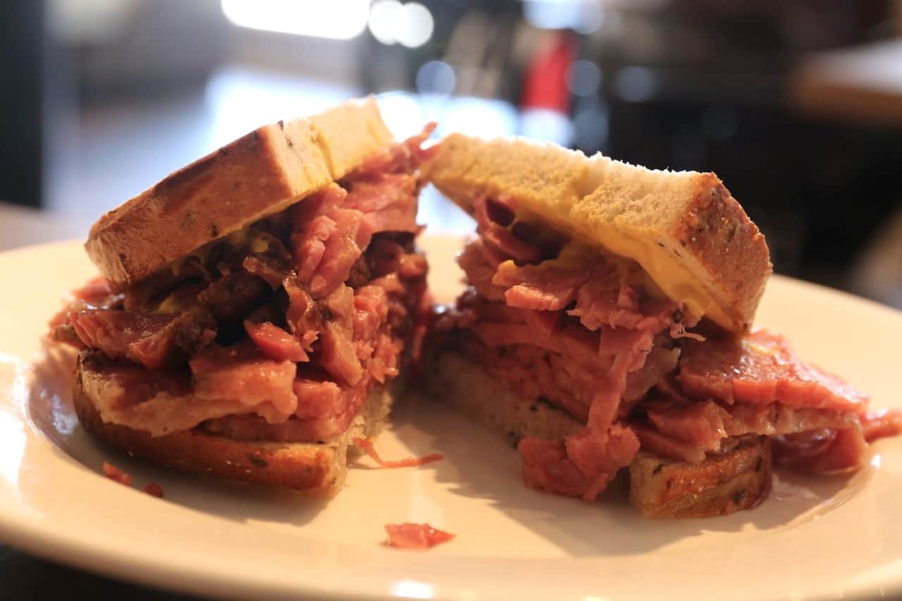 Old Fashioned Montreal Smoked Meat Sandwich
