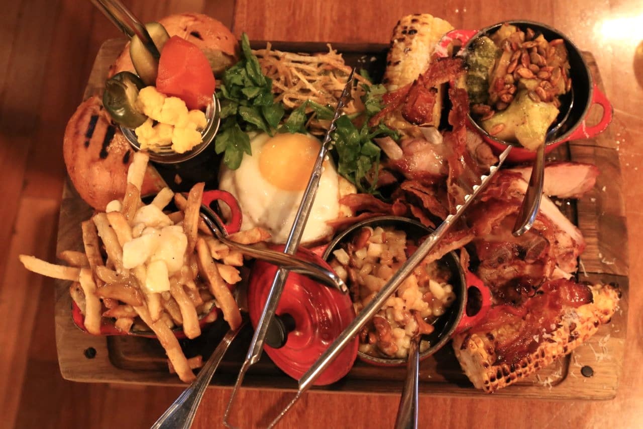 An epic meat lovers spread at Charcut Calgary.