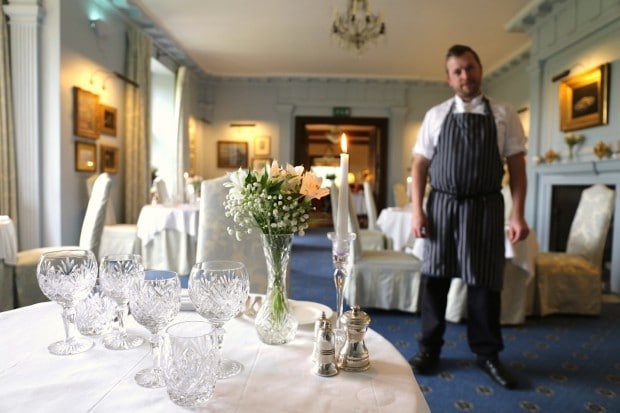 The Restaurant at Llangoed Hall in Wales
