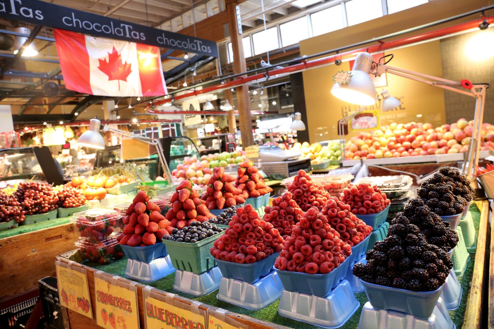 Where To Eat In Vancouver For A Cheap Meal: Granville Island Market.