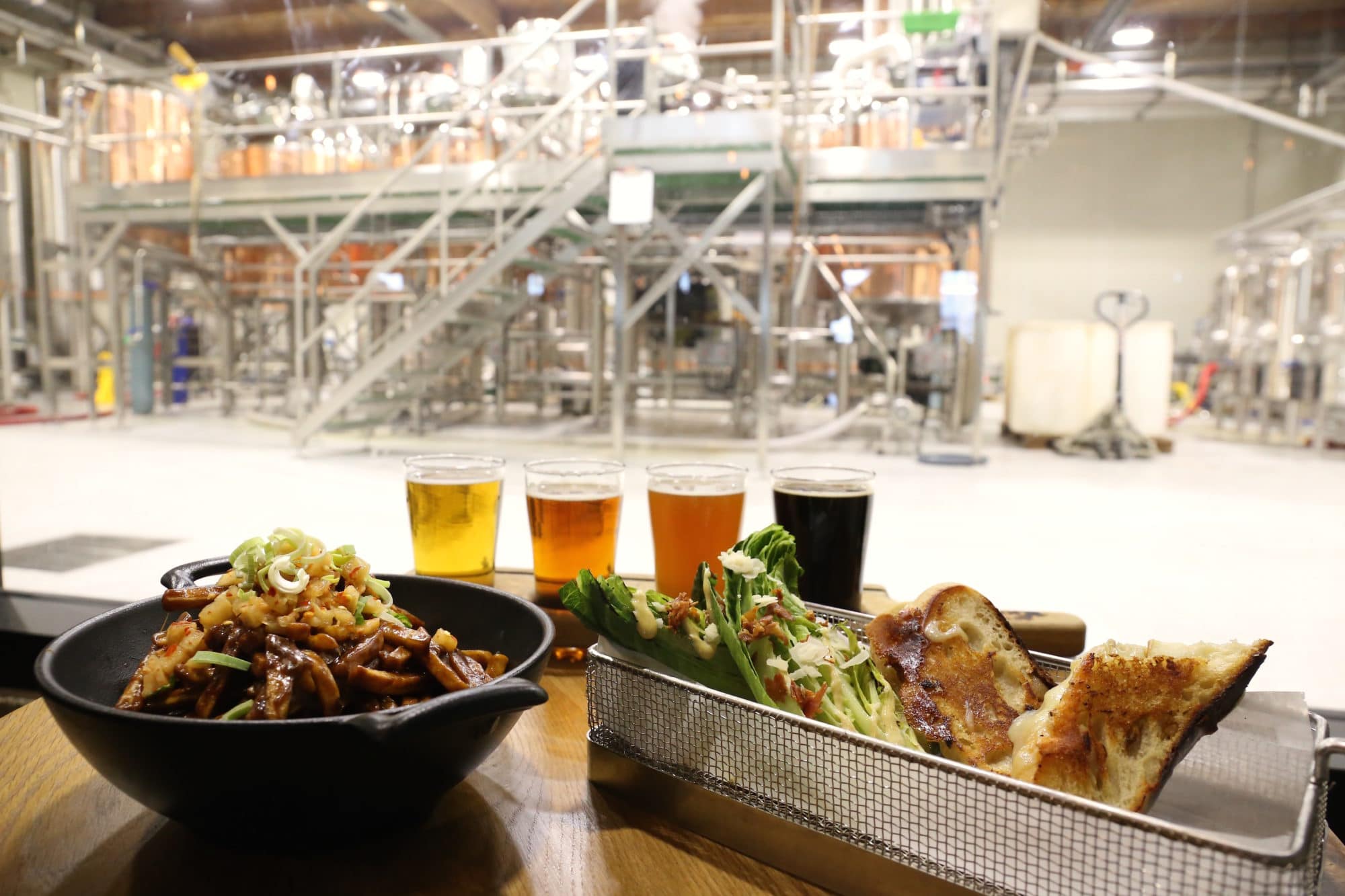 Vancouver Breweries: Big Rock Urban Brewery's restaurant serves poutine and grilled cheese.
