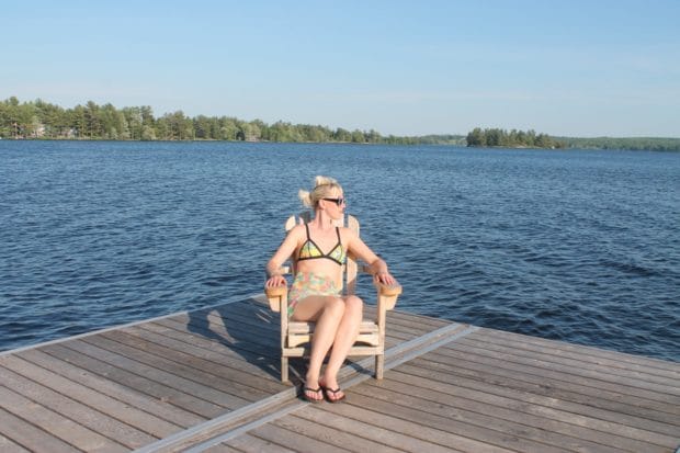 Viamede Resort sits on beautiful Stoney Lake in Ontario.