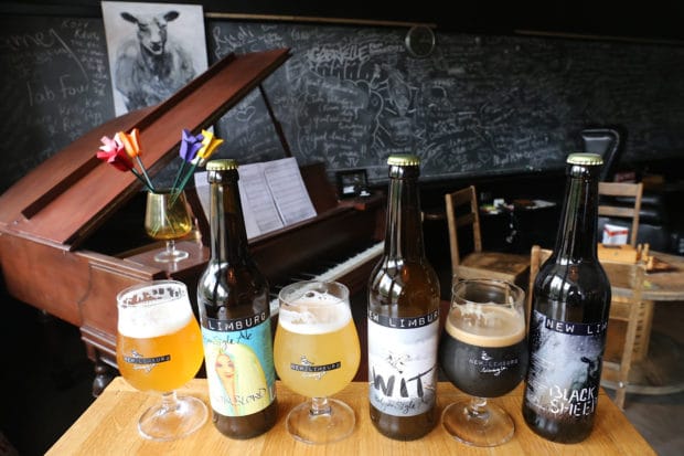 Sip local craft beer in an old elementary school at New Limburg Brewery.