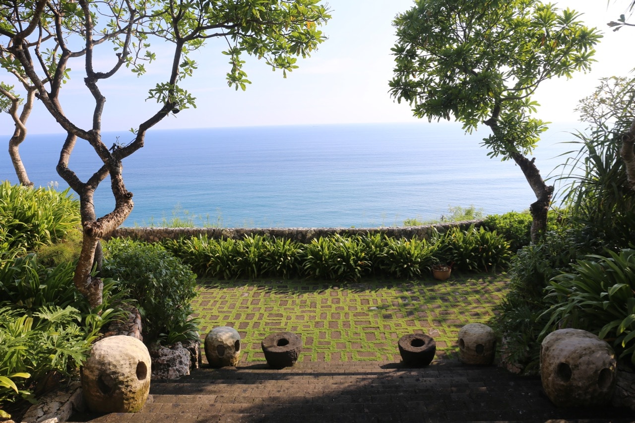 Mornings ocean views at Bulgari Resort Bali.
