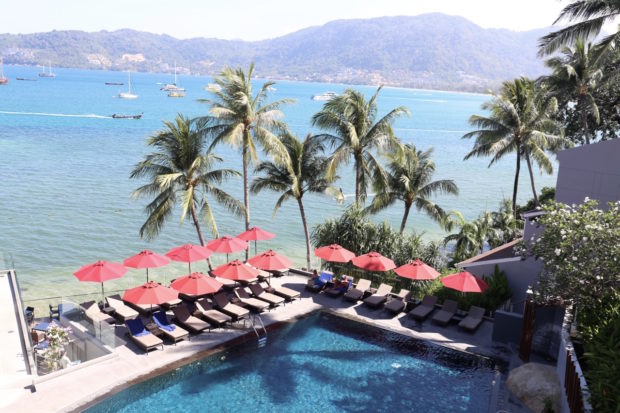 Amari is an upscale Thai hotel brand that has a property in Phuket that sits perched over a private beach.