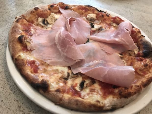 The best pizza on King West can be ordered at Oretta.  