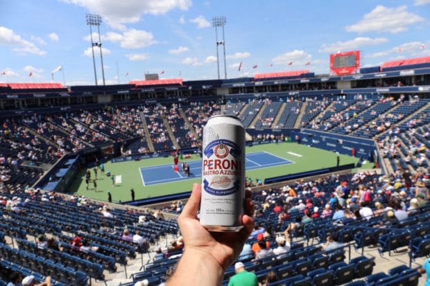 Tennis Fans Thirst Quench on Peroni at The Rogers Cup