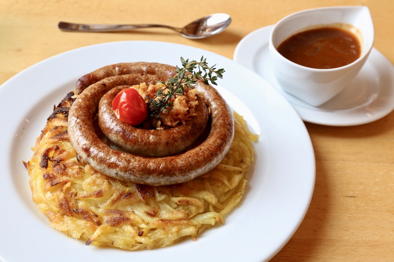 Rosti is our favourite Swiss food side dish.