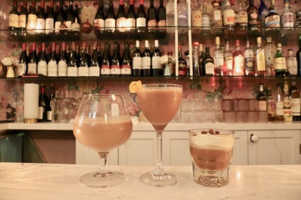 Chocolate is a surprisingly delicious gin mixer, especially at holiday cocktail parties.
