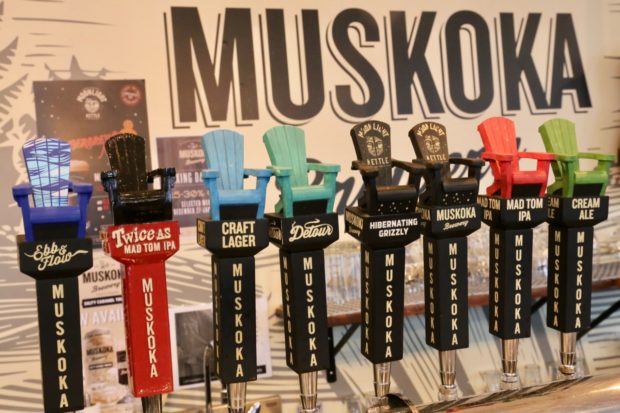The Tap Room at Muskoka Brewery.