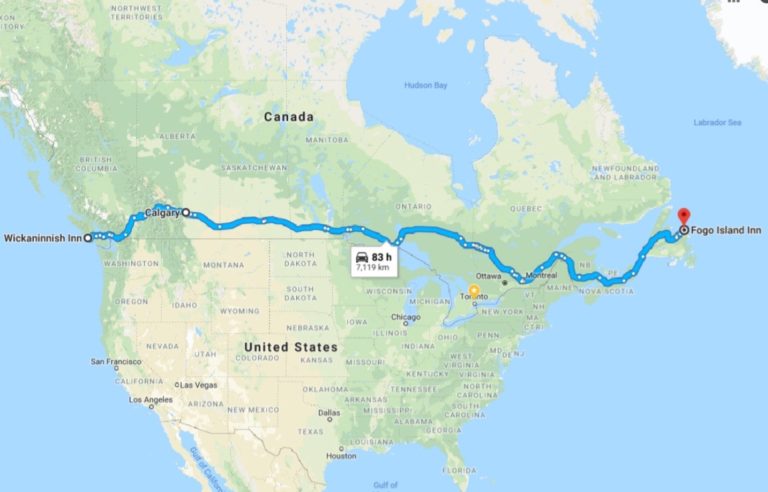 travel across canada itinerary