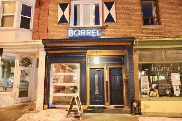 Borrel Restaurant on Toronto's Danforth Avenue. 