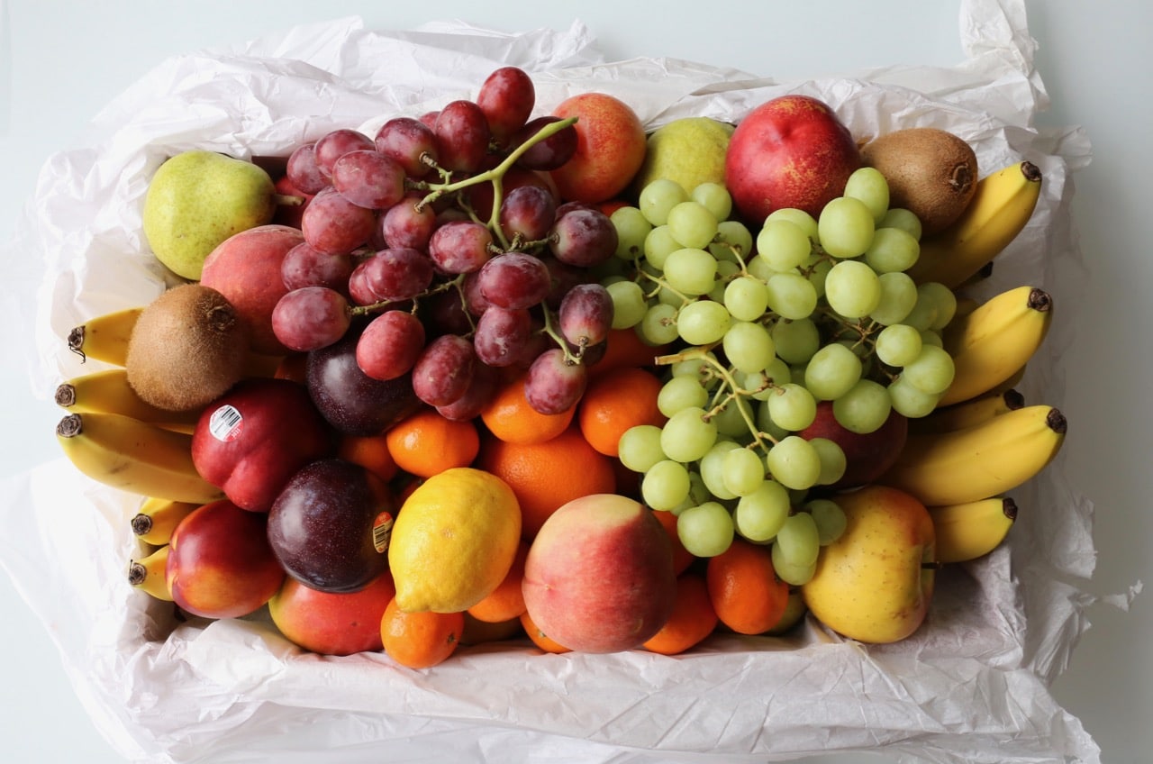 Harvest Planet fruit gift basket