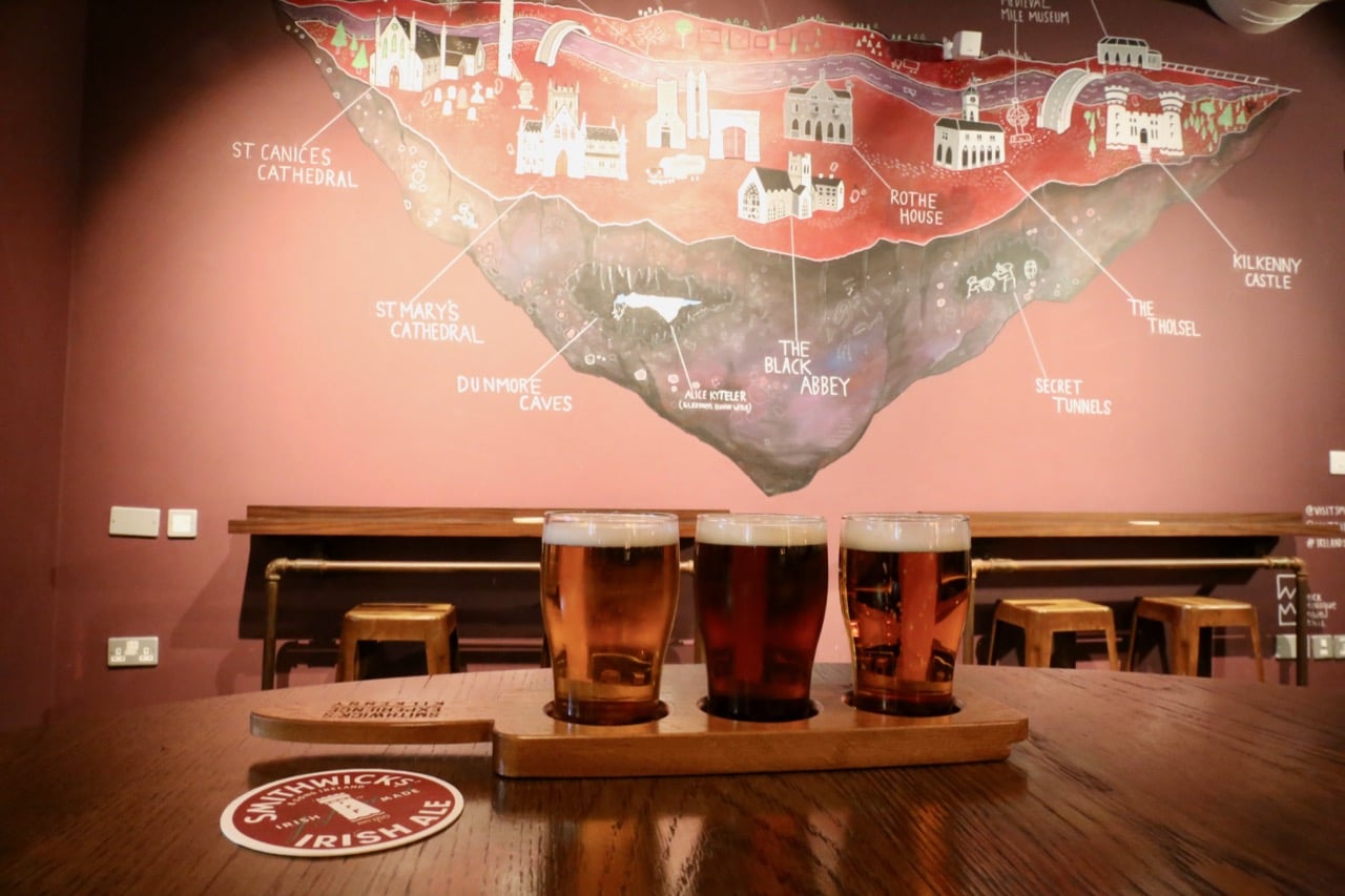 We suggest sampling a paddle of three ale's at the Smithwick's Experience Bar.