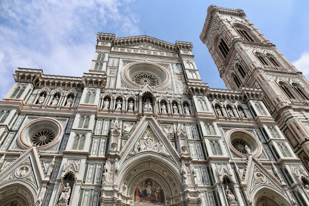 Our favourite Florence in a day highlight is the city's candy cane-coloured cathedral.