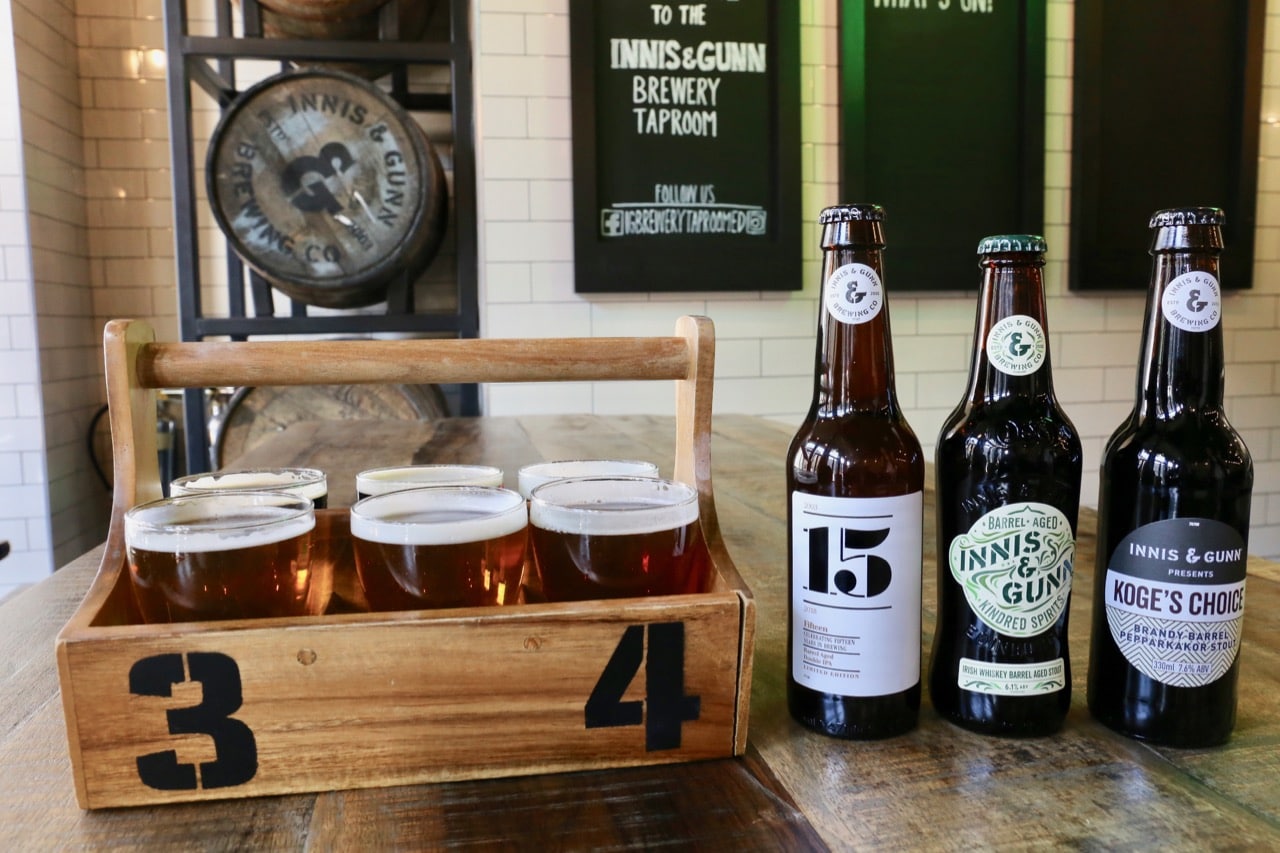 Edinburgh Breweries: Innis & Gunn Brewery Taproom just underwent a spectacular makeover.