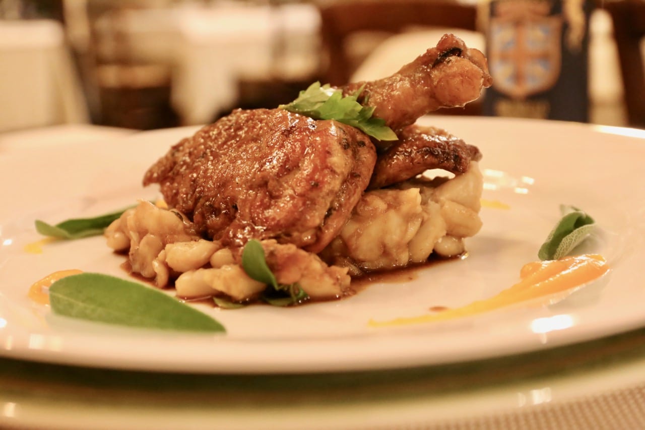 Many Tuscan dishes feature wild game such as Guinea Fowl.