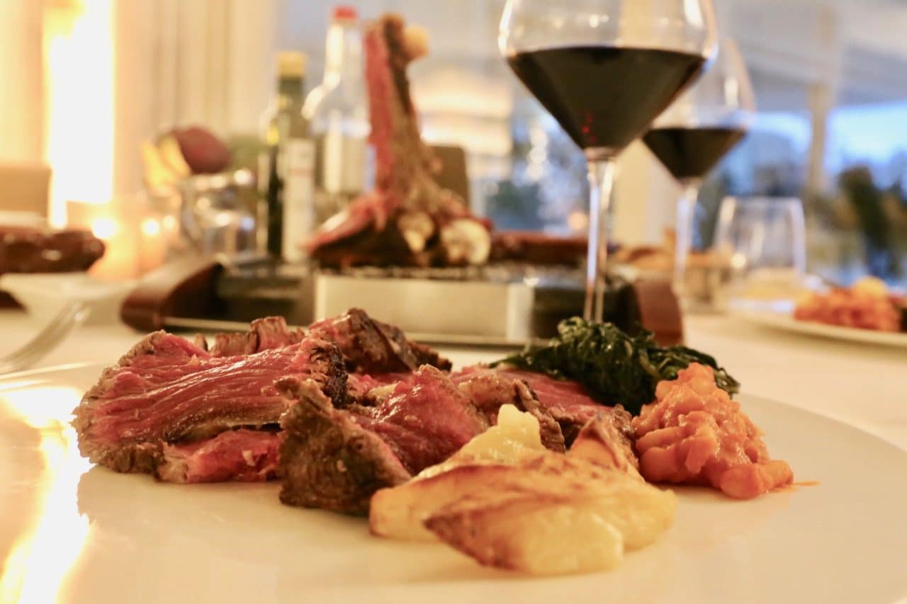 Restaurant 1919's signature dish is a Florentine steak.