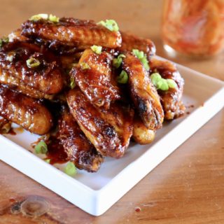 Baked Korean Gochujang Chicken Wings Recipe - dobbernationLOVES