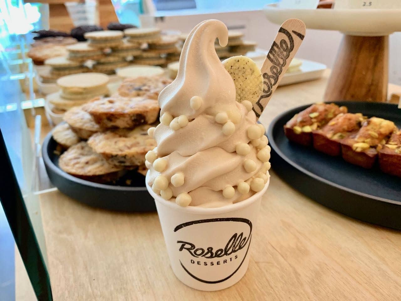 Toronto Ice Cream: Roselle's Earl Grey soft serve is injected with lemon curd.