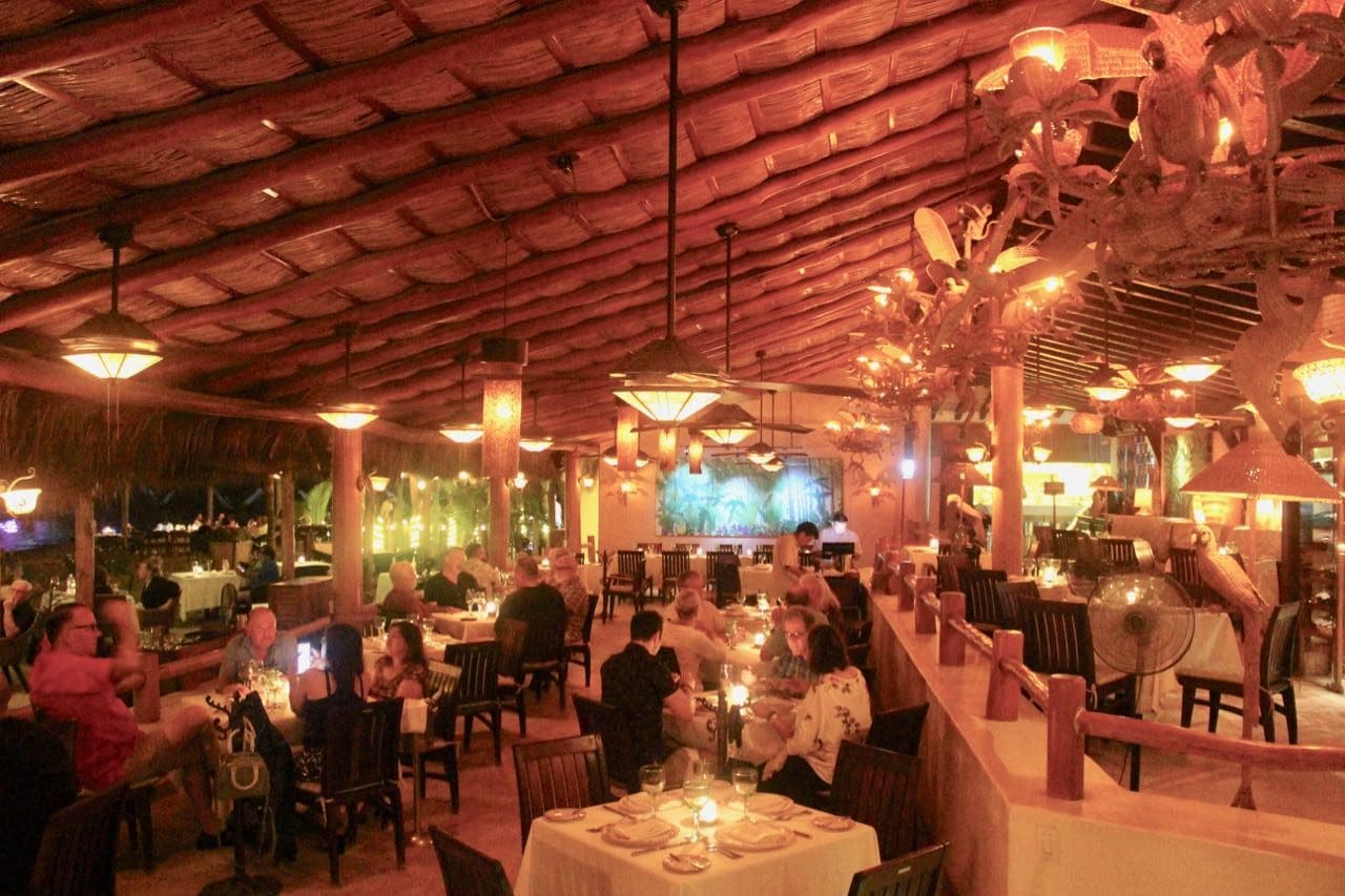 La Palapa Restaurant offers fine dining on the Malecon.