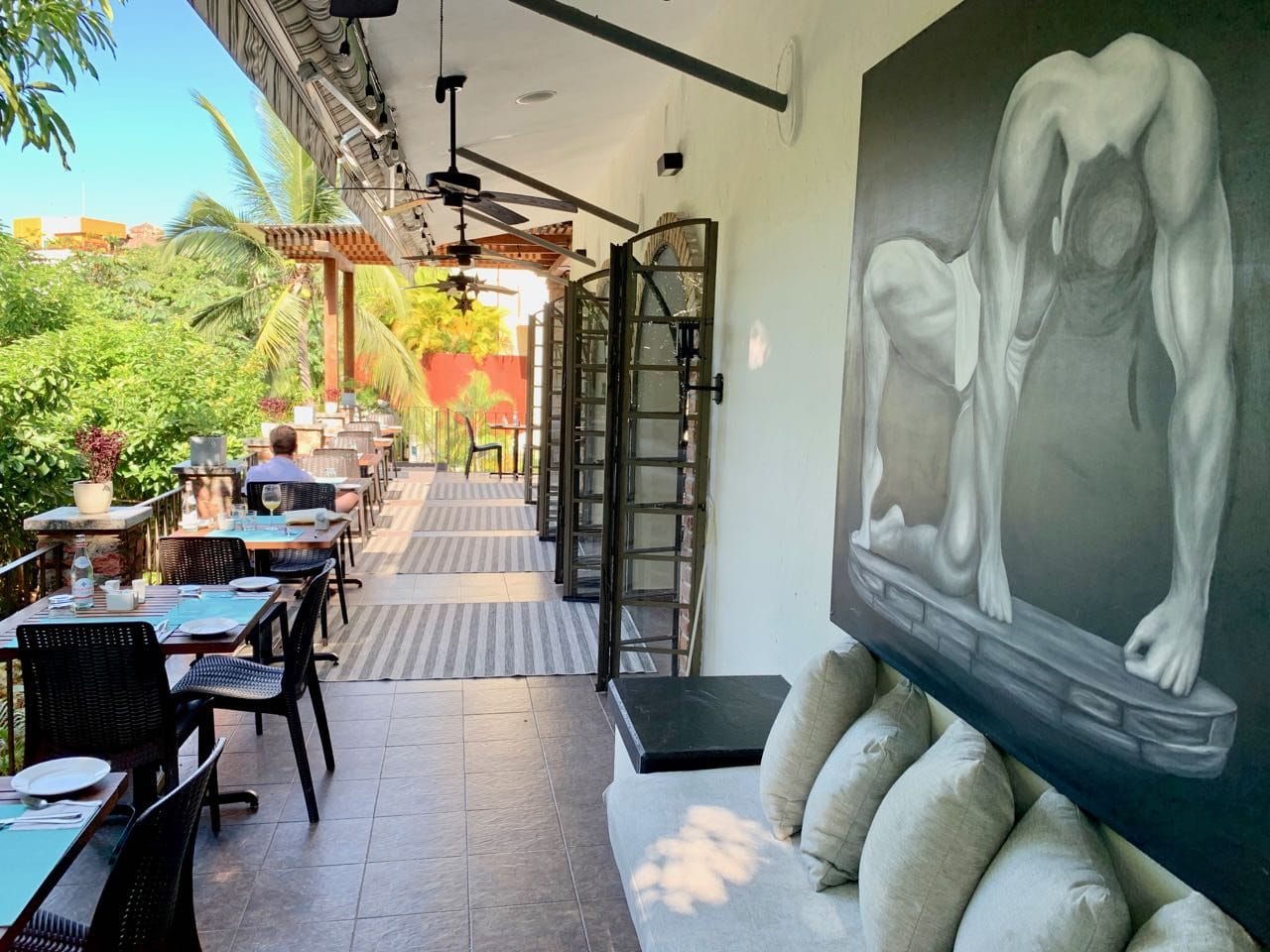 The best gay brunch in Puerto Vallarta can be found at Casa Cupula's Bistro Teresa.