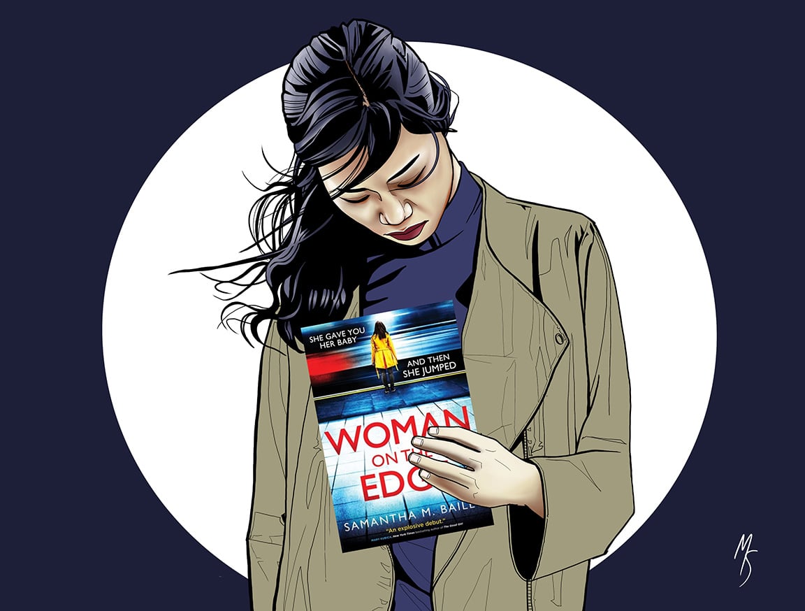 Woman on the Edge by Samantha M. Bailey.