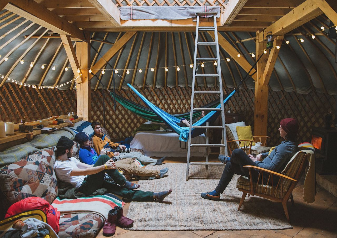 Cozy Yurt Living: Go glamping in Ontario with a group of friends at The Buffalo Farm