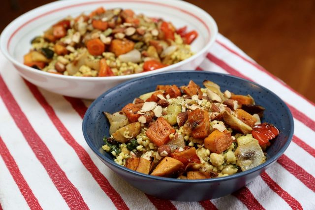 Easy Healthy Roasted Vegetable Couscous Recipe - dobbernationLOVES