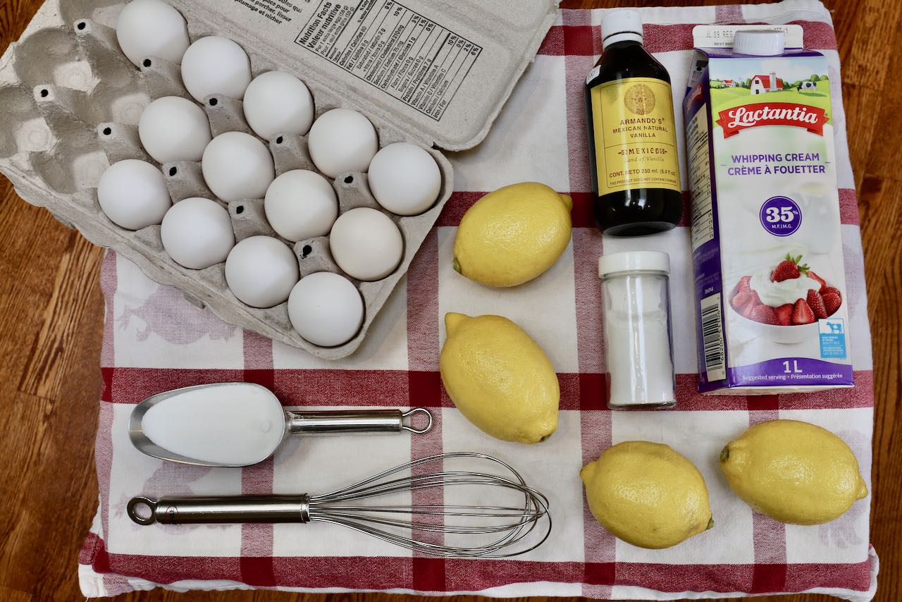 Best Gluten Free Pie: Ingredients you'll need to make Lemon Angel Pie.