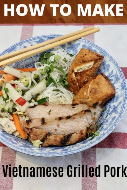 Best Vietnamese Grilled Pork “Bun Thit Nuong” Recipe - dobbernationLOVES