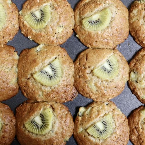 Healthy Kiwi Muffins Recipe - dobbernationLOVES
