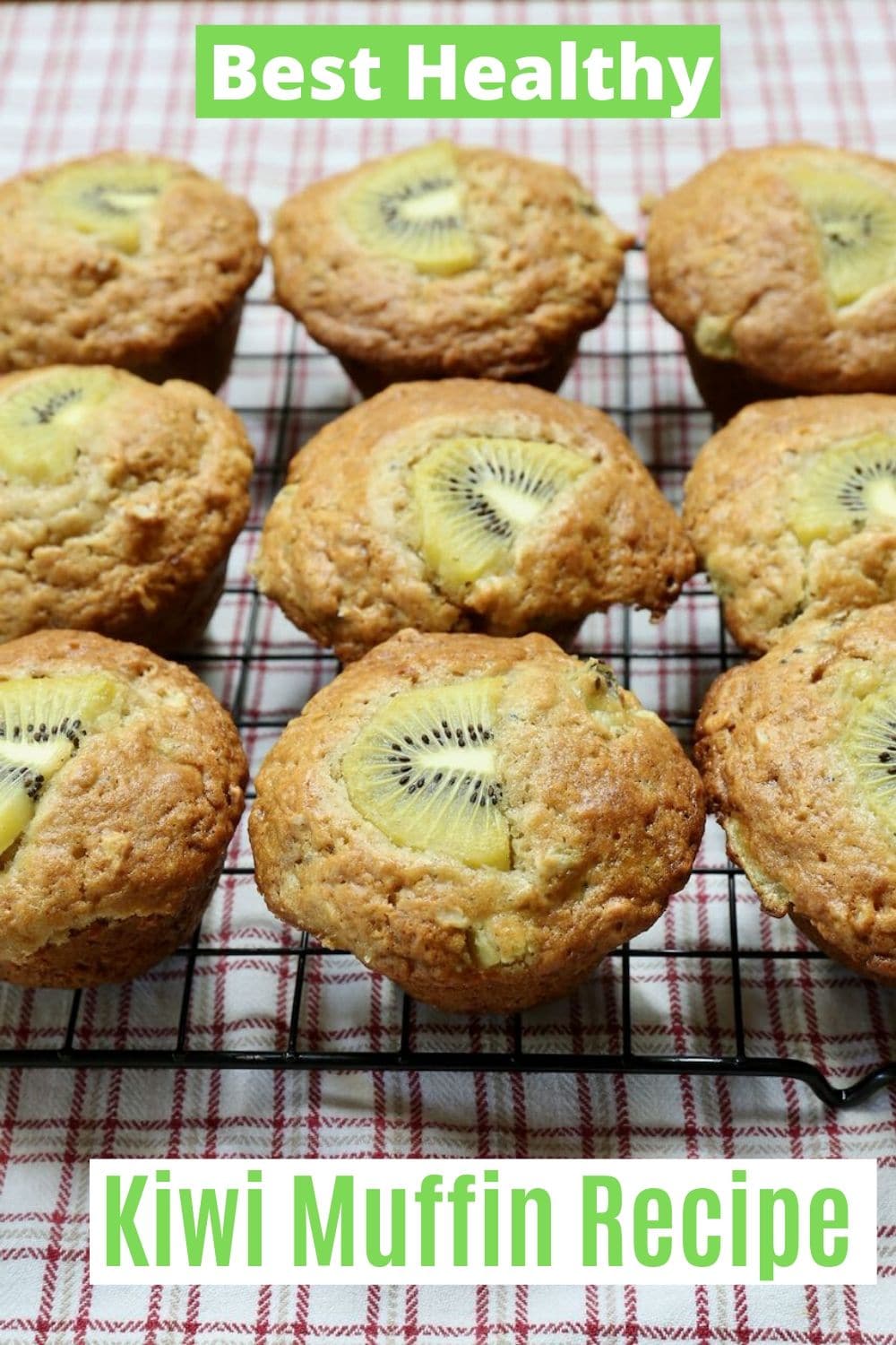 Healthy Kiwi Muffins Recipe - dobbernationLOVES