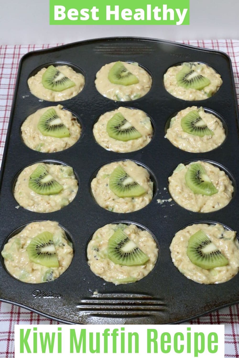 Healthy Kiwi Muffins Recipe - dobbernationLOVES