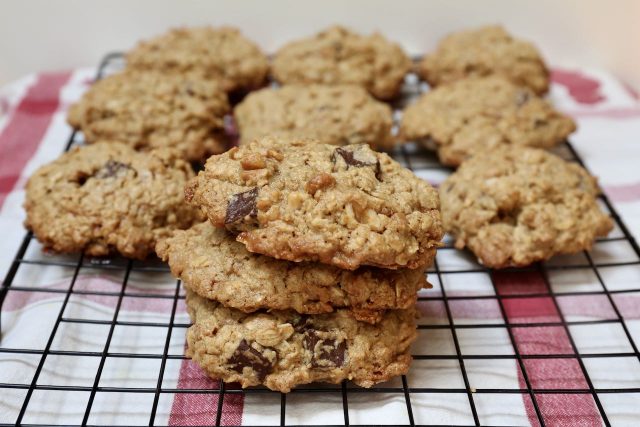 Best Oat Flour Cookies with Chocolate Chips - dobbernationLOVES