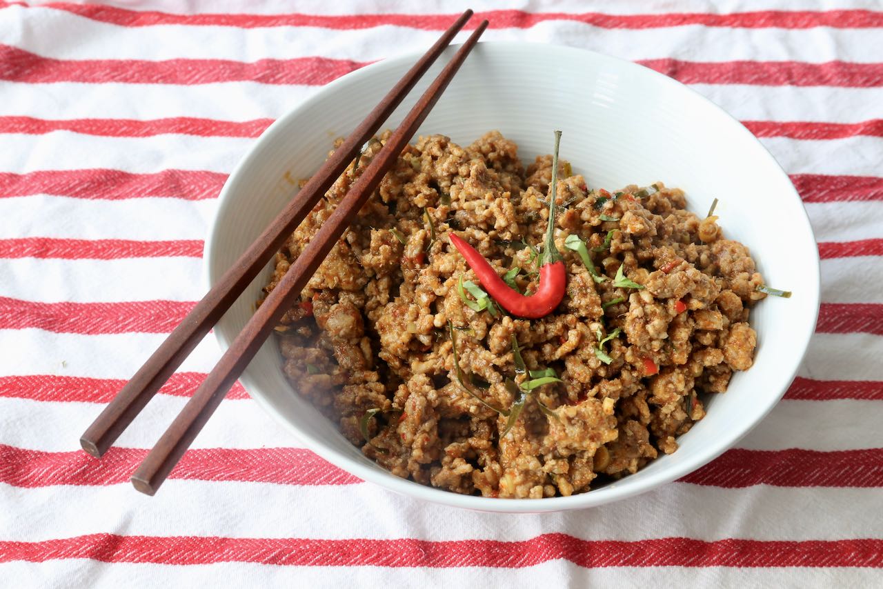 Thai Pork & Beef Mince Curry Khua Kling Recipe