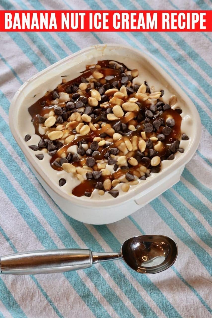 Save our Chocolate Chip Banana Nut Ice Cream recipe to Pinterest!