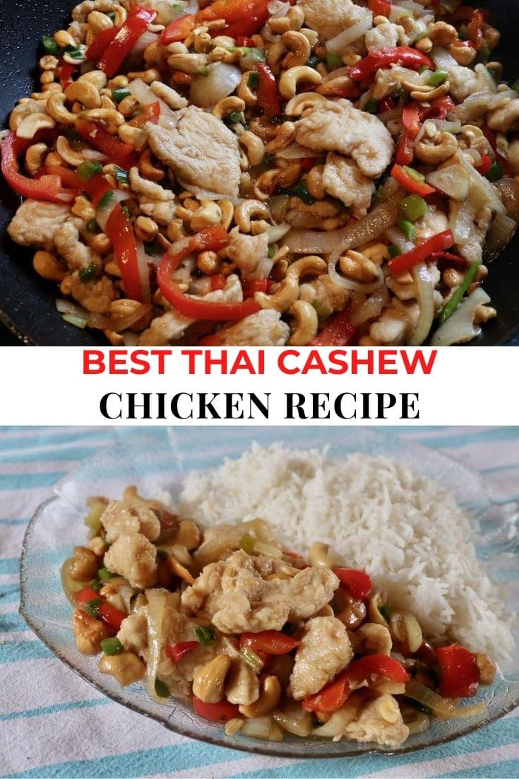 Save our Thai Cashew Chicken recipe to Pinterest!