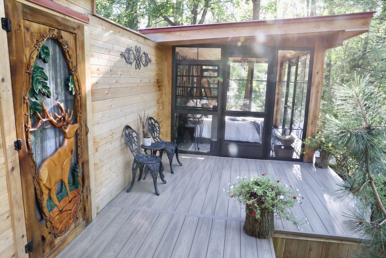 Hide Away Hills is a romantic glamping retreat for couples near Port Dover.