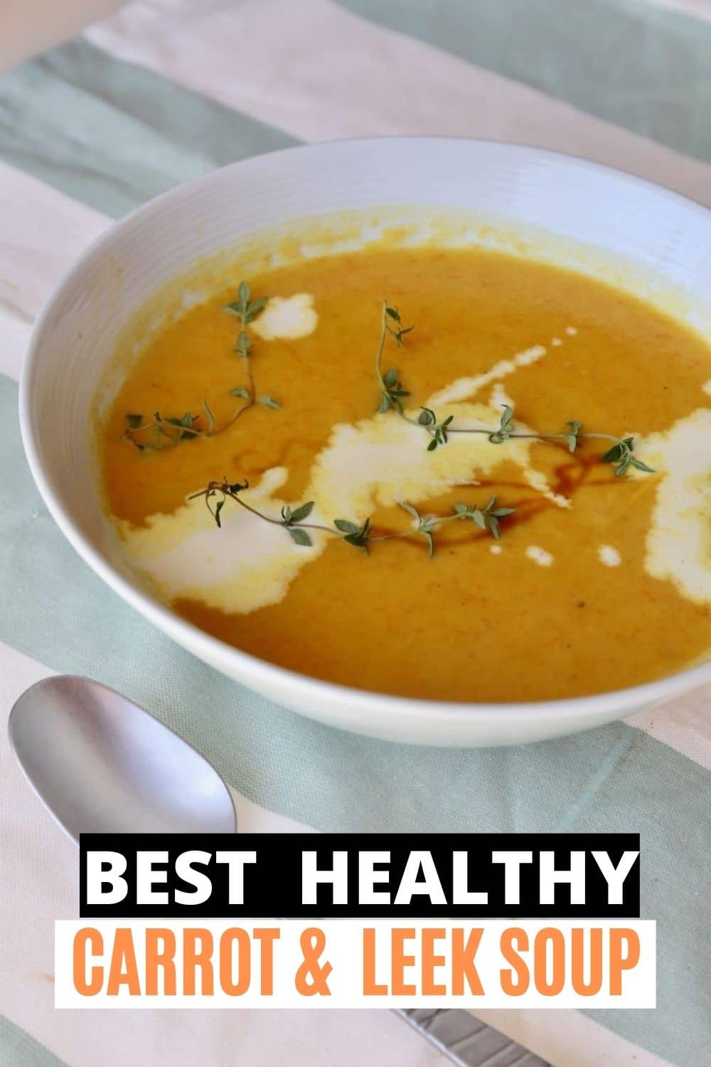 Healthy Homemade Carrot and Leek Soup Recipe - dobbernationLOVES