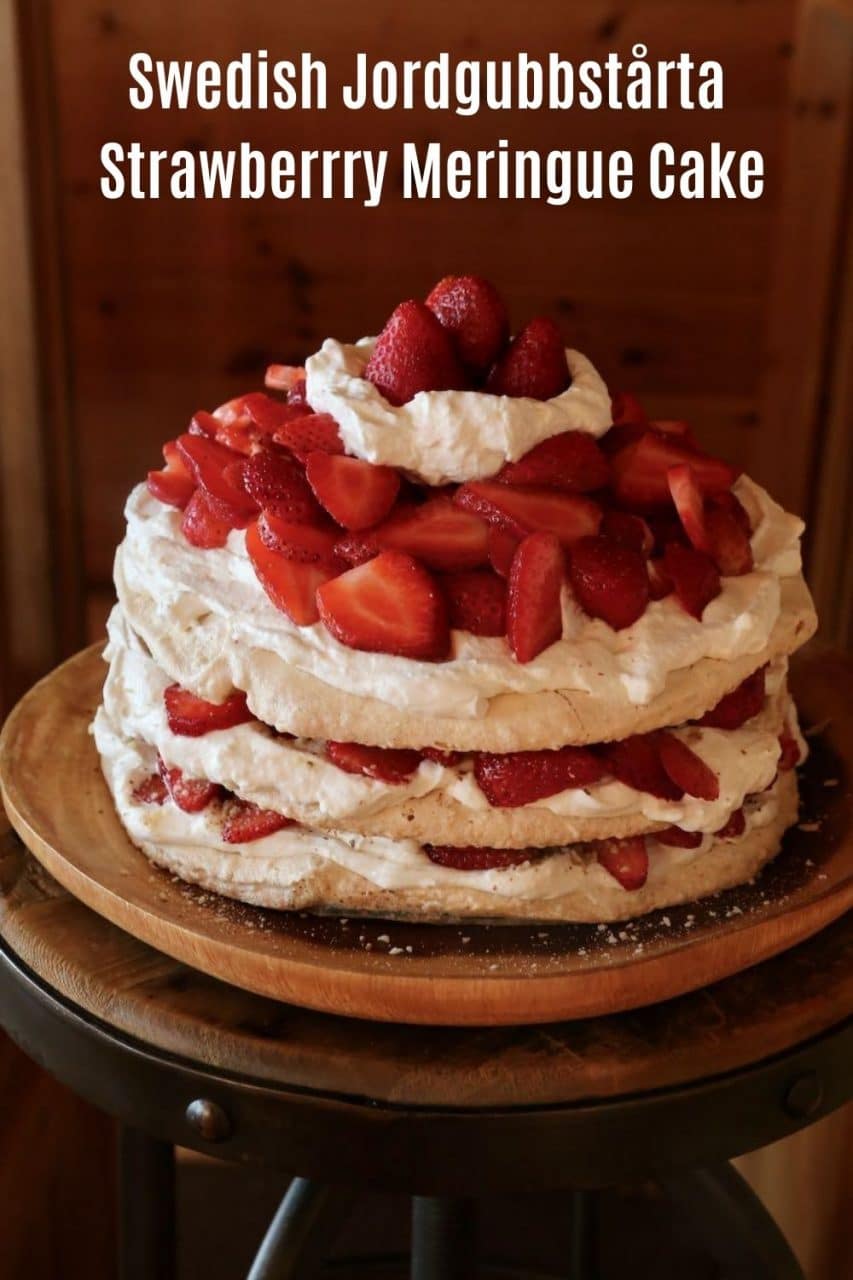 Jordgubbstarta Recipe Gluten Free Swedish Strawberry Meringue Cake