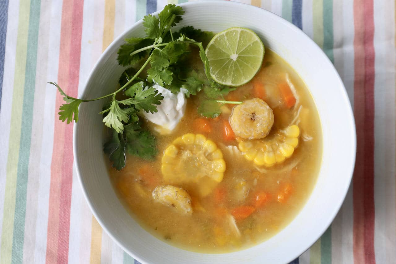 Ajiaco Cubano is one of the most popular soups from the Caribbean. 