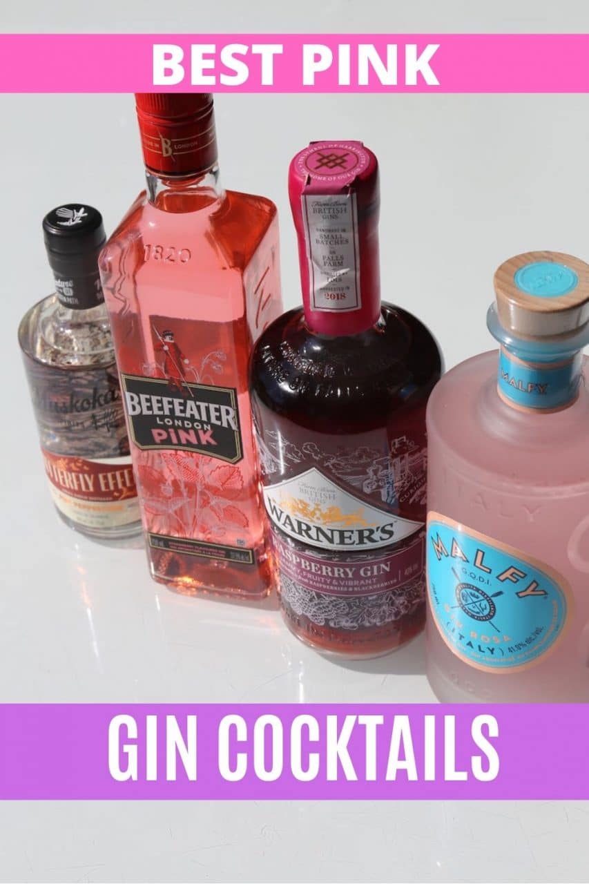 Save our Pink Gin Cocktails guide to Pinterest!