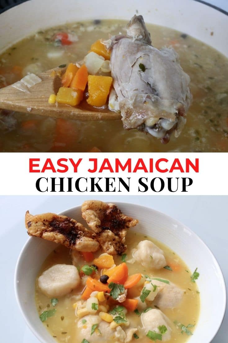 Easy Homemade Jamaican Chicken Soup with Dumplings Recipe ...