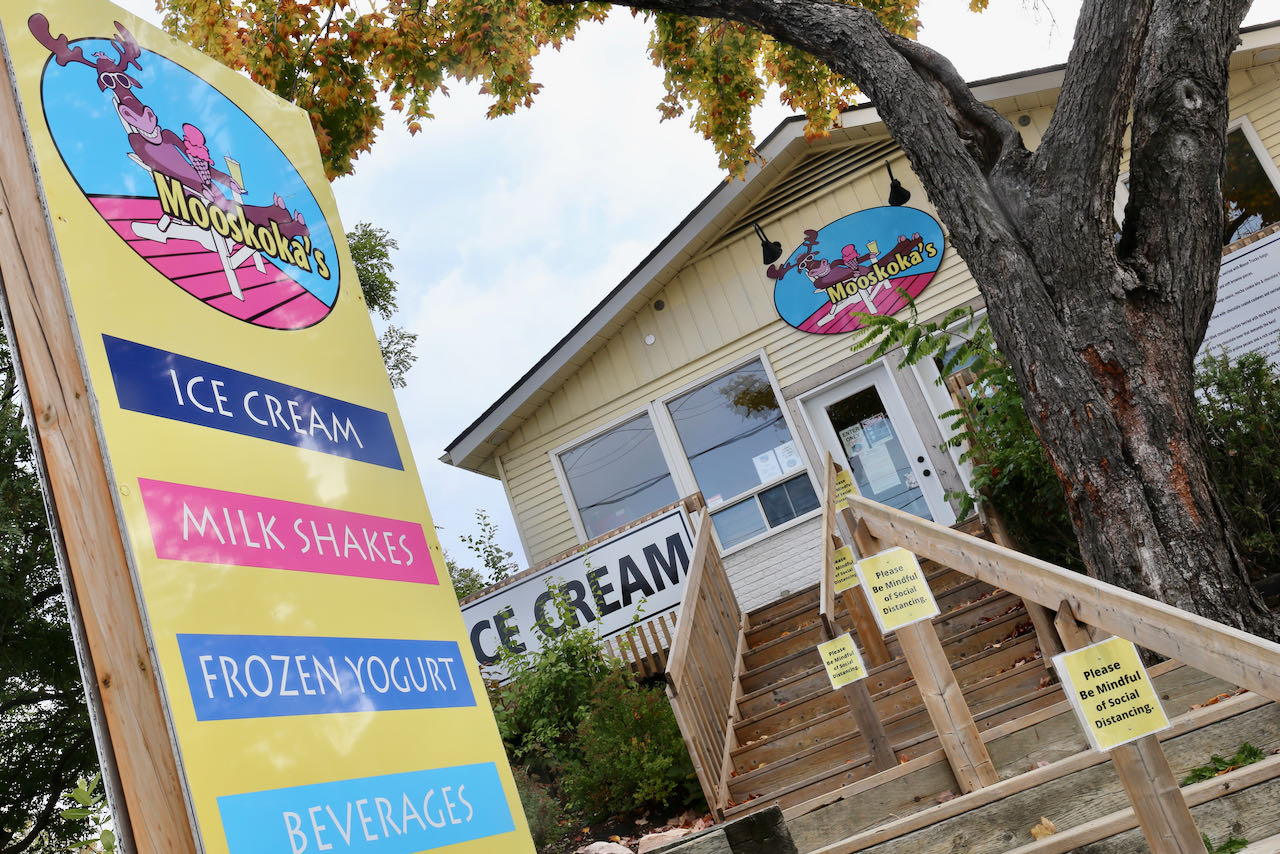 Mooskoka's is Port Carling's best ice cream parlour. 