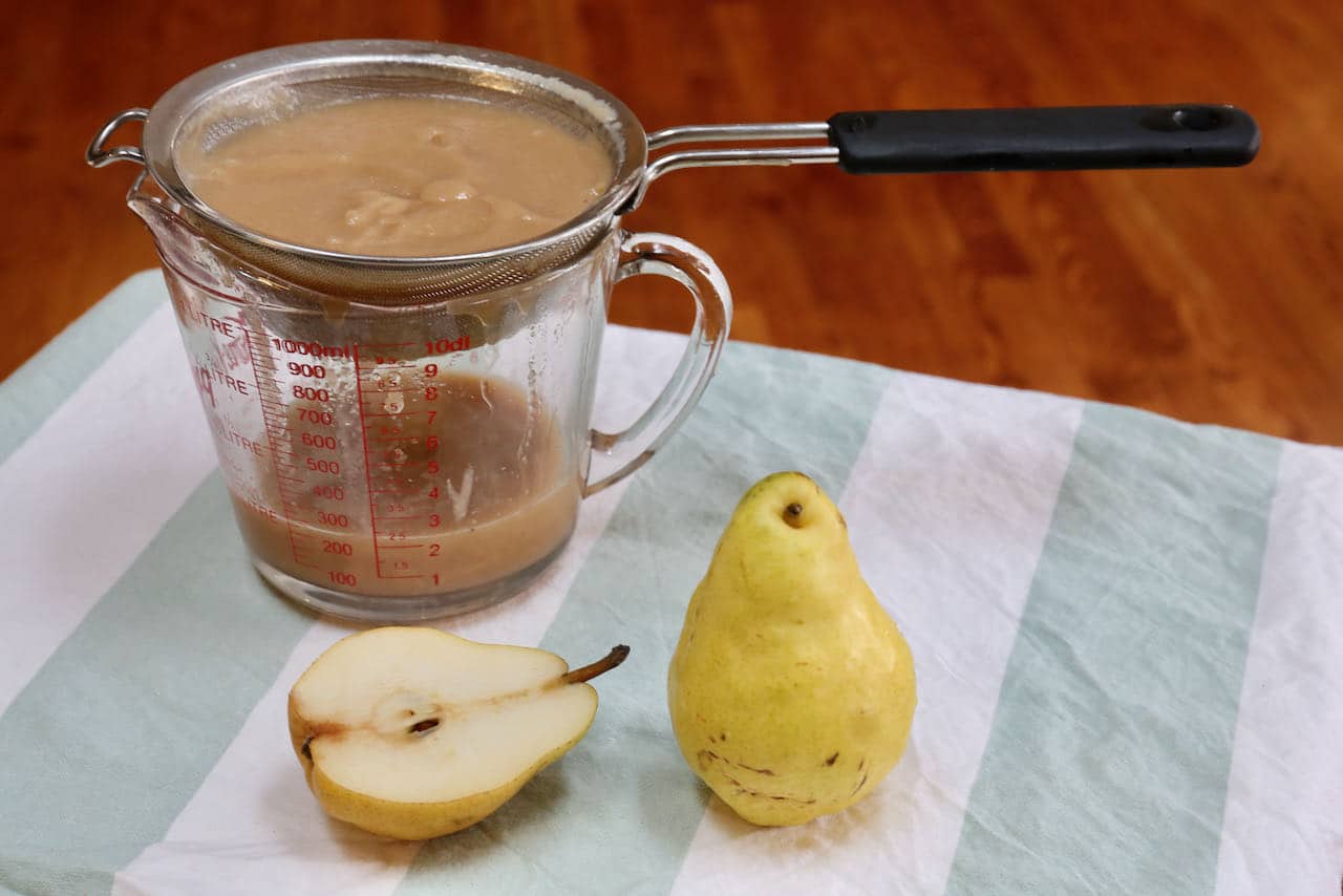 We suggest blending and straining your own juice in our easy Pear Cocktail recipe.