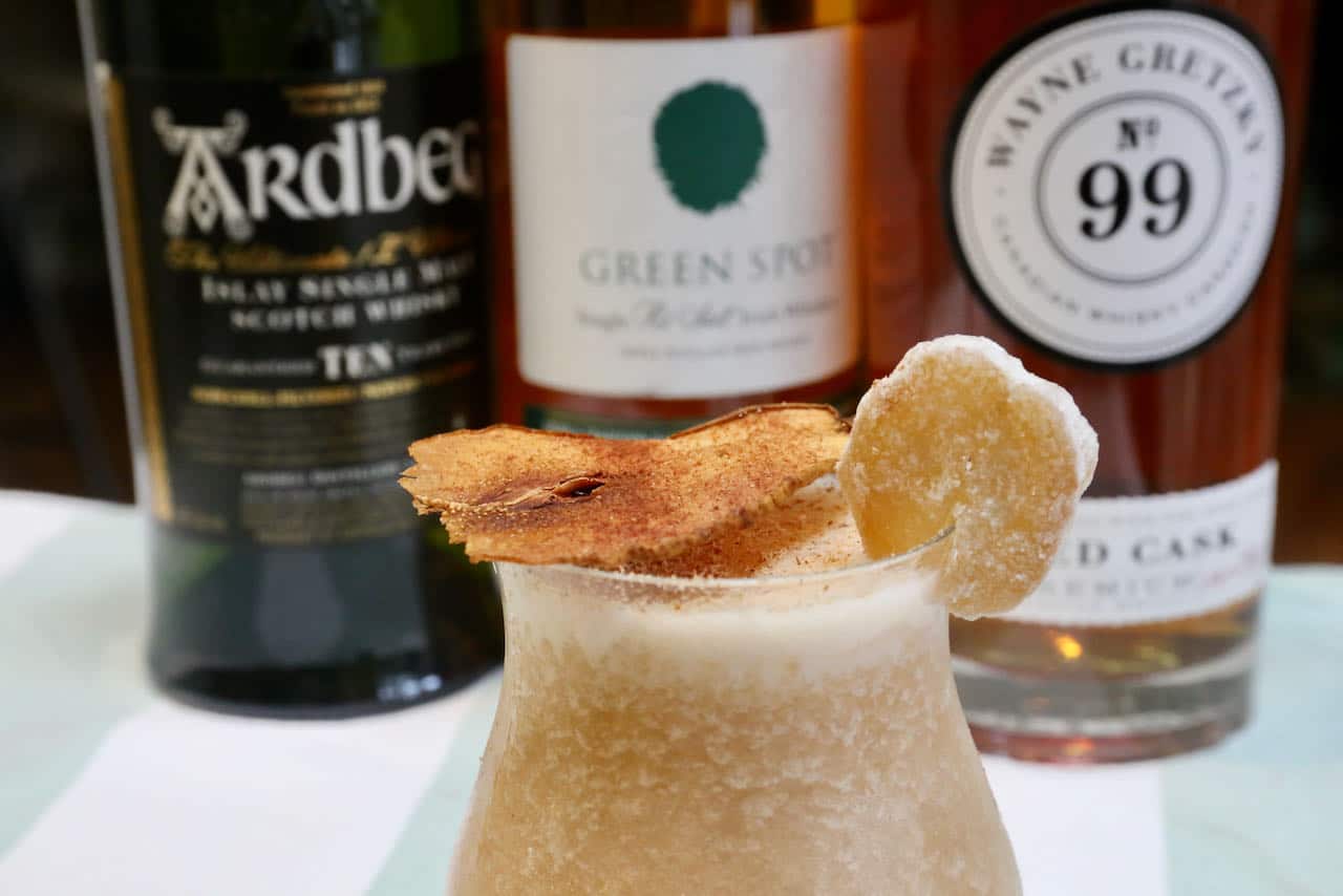 Ginger Whiskey Pear Cocktail Drink Recipe