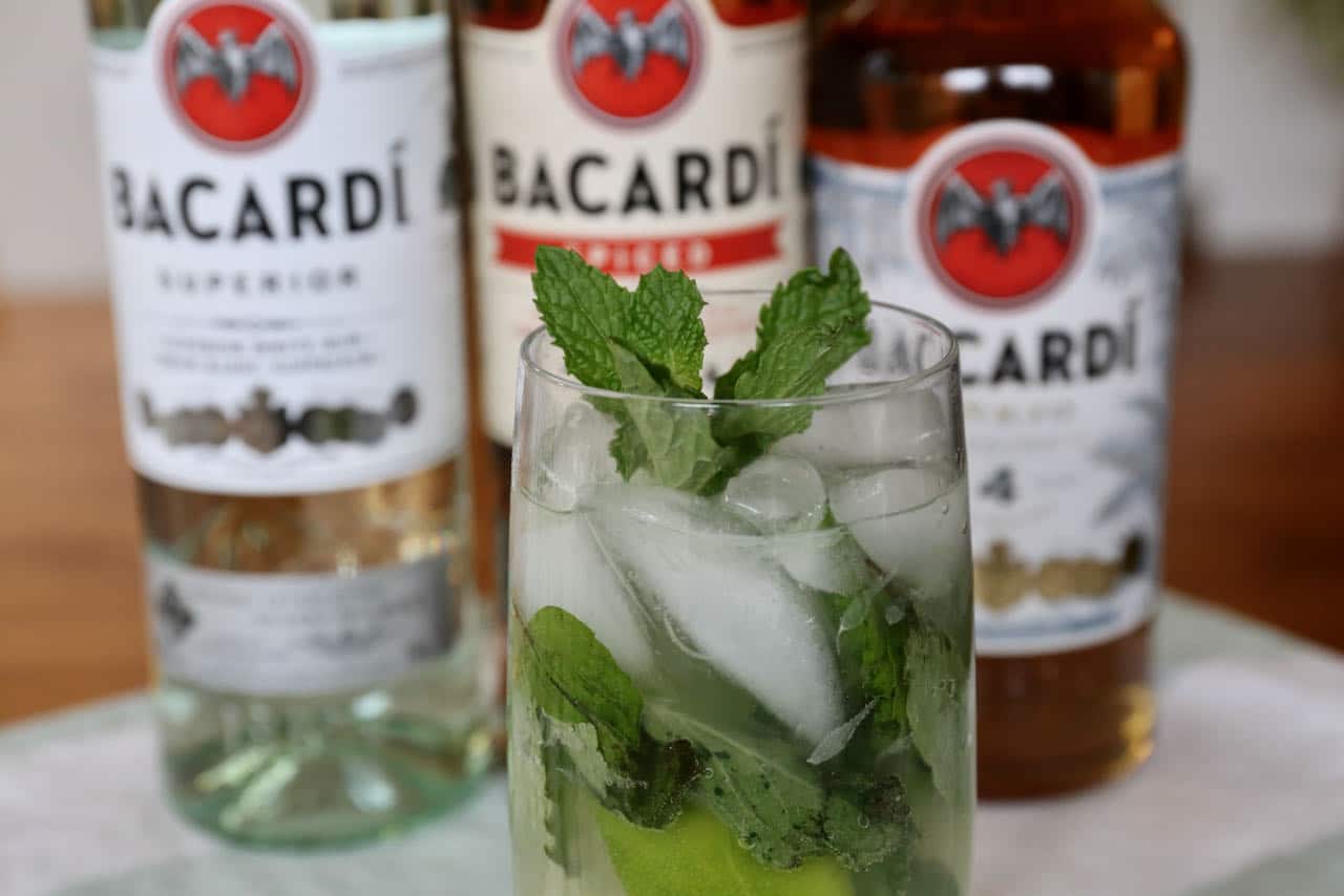Classic Bacardi Mojito Cocktail Drink Recipe